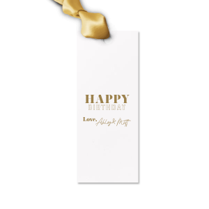 The Modern Happy Birthday Letterpress Gift Tag is currently the most popular Gift Tag for birthday occasions. It will bring joy like never before and will leave unforgettable moments.