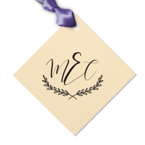 Personalized Poptone Teal/Peacock Luggage Gift Tag with Shiny Green Tea Foil has a Branch Frame 2 graphic and is good for use in Floral, Frames, Wedding themed parties and will impress guests like no other. Make this party unforgettable.