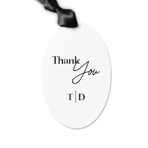 Do you want to add a unique final touch to present? We got your back! Now you have a chance to celebrate with your loved ones and give them a customized Script Wedding Thank You Letterpress Gift Tag with a wonderful graphics together with your name on it! Be different, be special! 