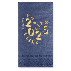 It's that time of the year where you can decorate your home with this beautiful Pop Fizz & Clink Napkin branded with your own name on it! Bring a that vibe into your home! 