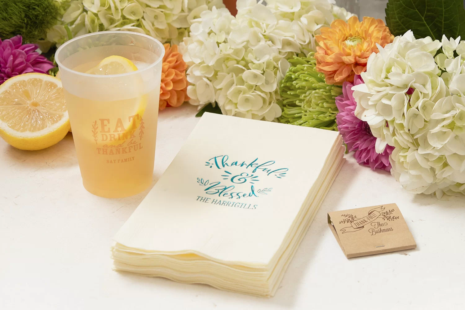 Personalized Thanksgiving Party Accessories for Your Holiday Table Settings