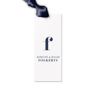 Featuring an initial in an elegant serif font, this tag is both stylish and understated. With its classic design and high-quality finish, this gift tag is perfect for weddings, anniversaries, or any occasion where personalized elegance is appreciated.