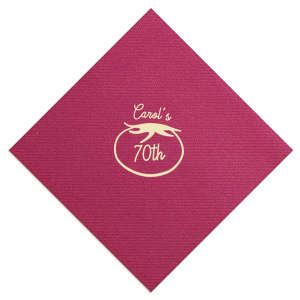 Show your ripeness with the Tomato Birthday Napkin. The botanical design is perfect for summer time garden birthdays, family dinners or any other celebratory occasion. Customize the design in your choice of colors, styles and text to make a design as unique as yourself.