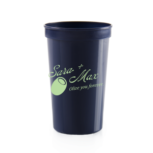 The Olive You Forever Cup is perfect for celebrating your love with friends and family. The cheeky design is available in your choice of screen printed ink and cup colors. Along with customizable text, this unique drinkware is sure o be a hit at your next engagement, wedding, or anniversary party!