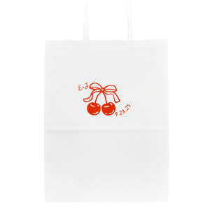 Pair your next big party with something sweet in the Cherry Bow Initials Bag. The stylish design makes for perfect giftware, imparting a memento or souvenir to your adoring guests. Featuring customizable text and colors, choose the best way to express yourself!