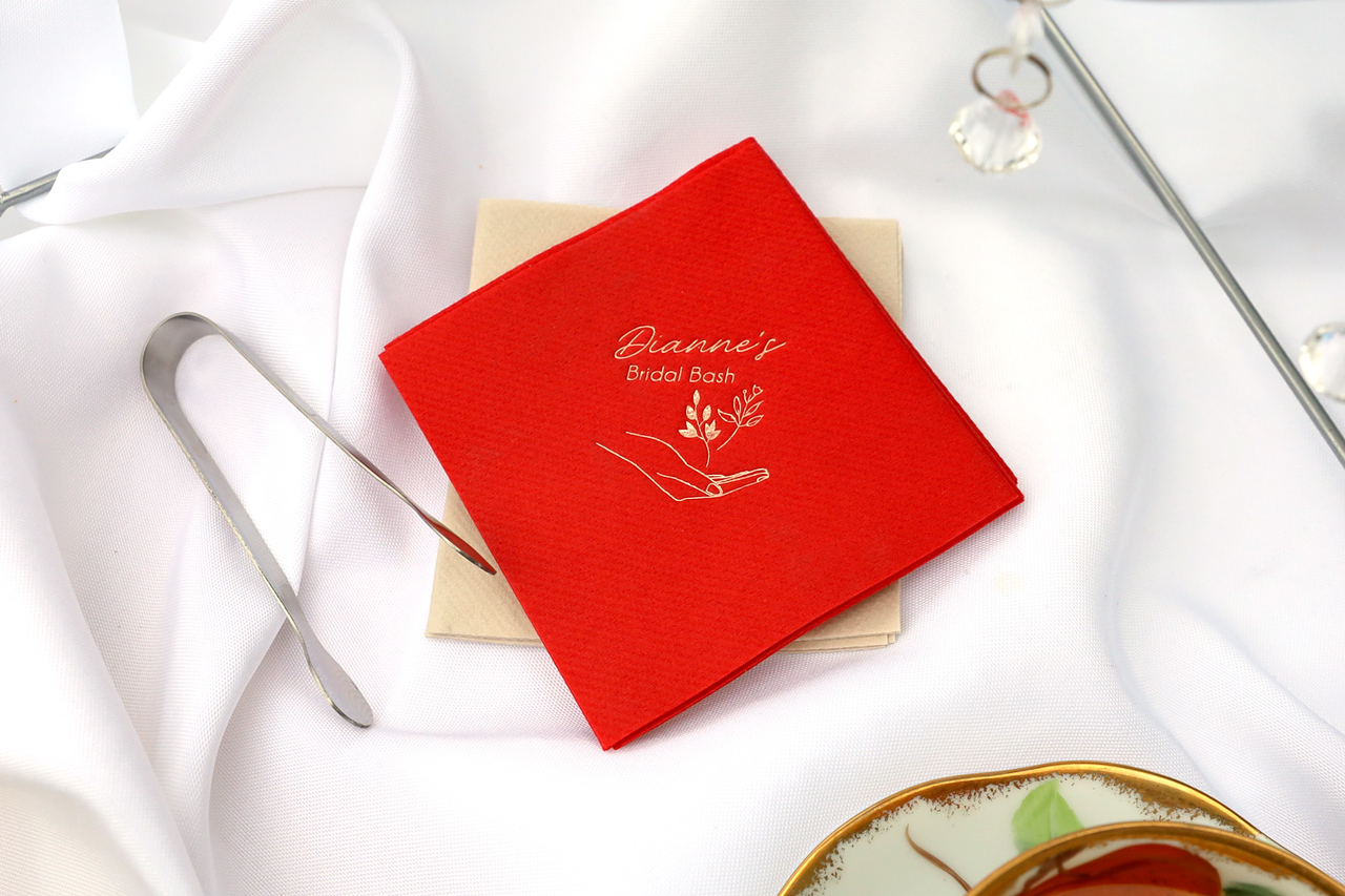 Floral Bridal Bash Napkin