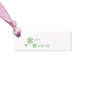 The ever-popular Natural Merlot Rectangle Gift Tag with Matte White Foil has a Snowing graphic and is good for use in Christmas, Holiday, Home themed parties and will make your guests swoon. Personalize your party's theme today.