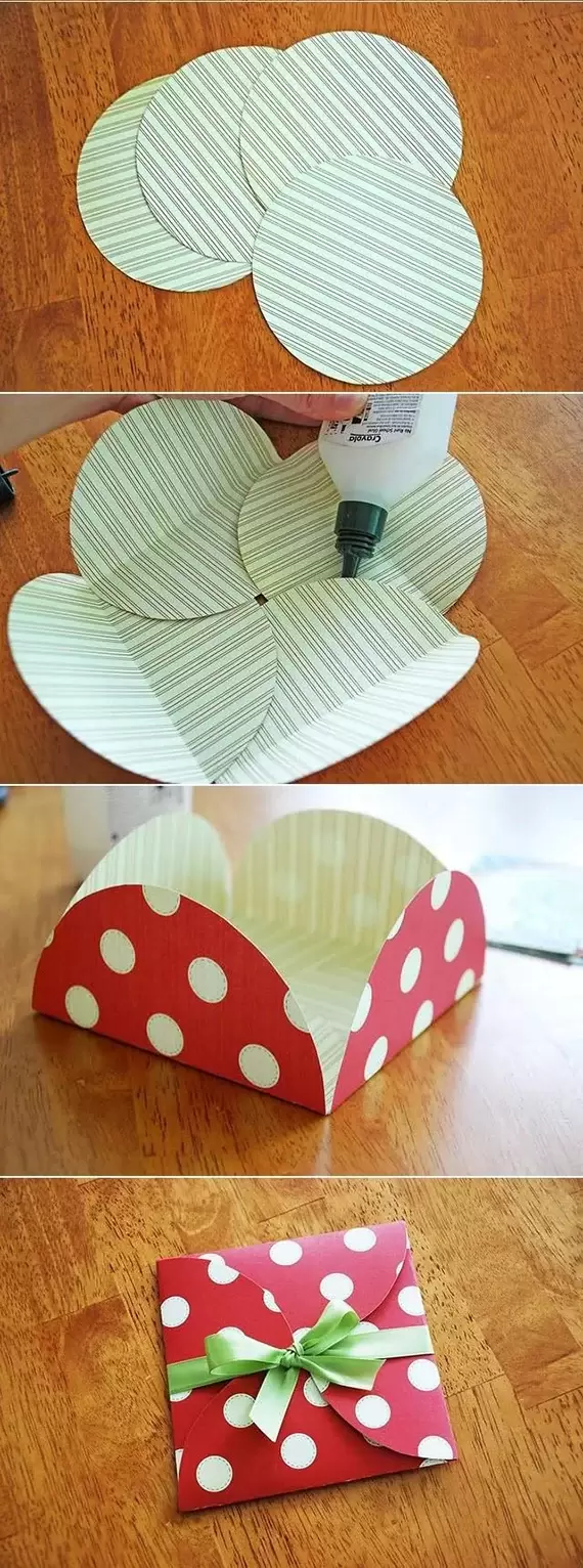 Circle Paper Envelope DIY 