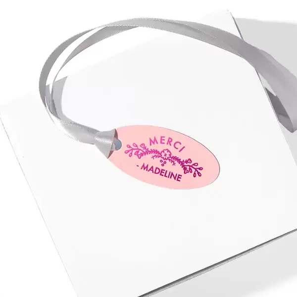 Oval Gift Tag (Foil)