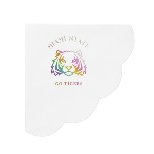 Elevate your Greek Week with our customizable napkins! Tailor them with your school name, slogan, or mascot in sleek designs. Ideal for rush events, sorority giveaways, and toga parties. Make every spill an opportunity to display school pride. A chic yet practical addition that transforms any gathering into a celebration of unity and spirit!