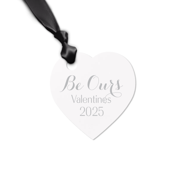 Personalized Stardream Plum Heart Gift Tag with Matte White Foil will make your guests swoon. Personalize your party's theme today.