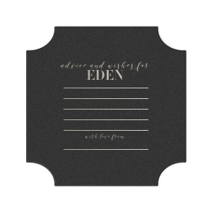 This personalized coaster is great for a graduation party, bachelorette party, baby shower, or bridal shower. Have your guests fill in advice for the honoree, and they can use these personalized coasters a momento of the day.