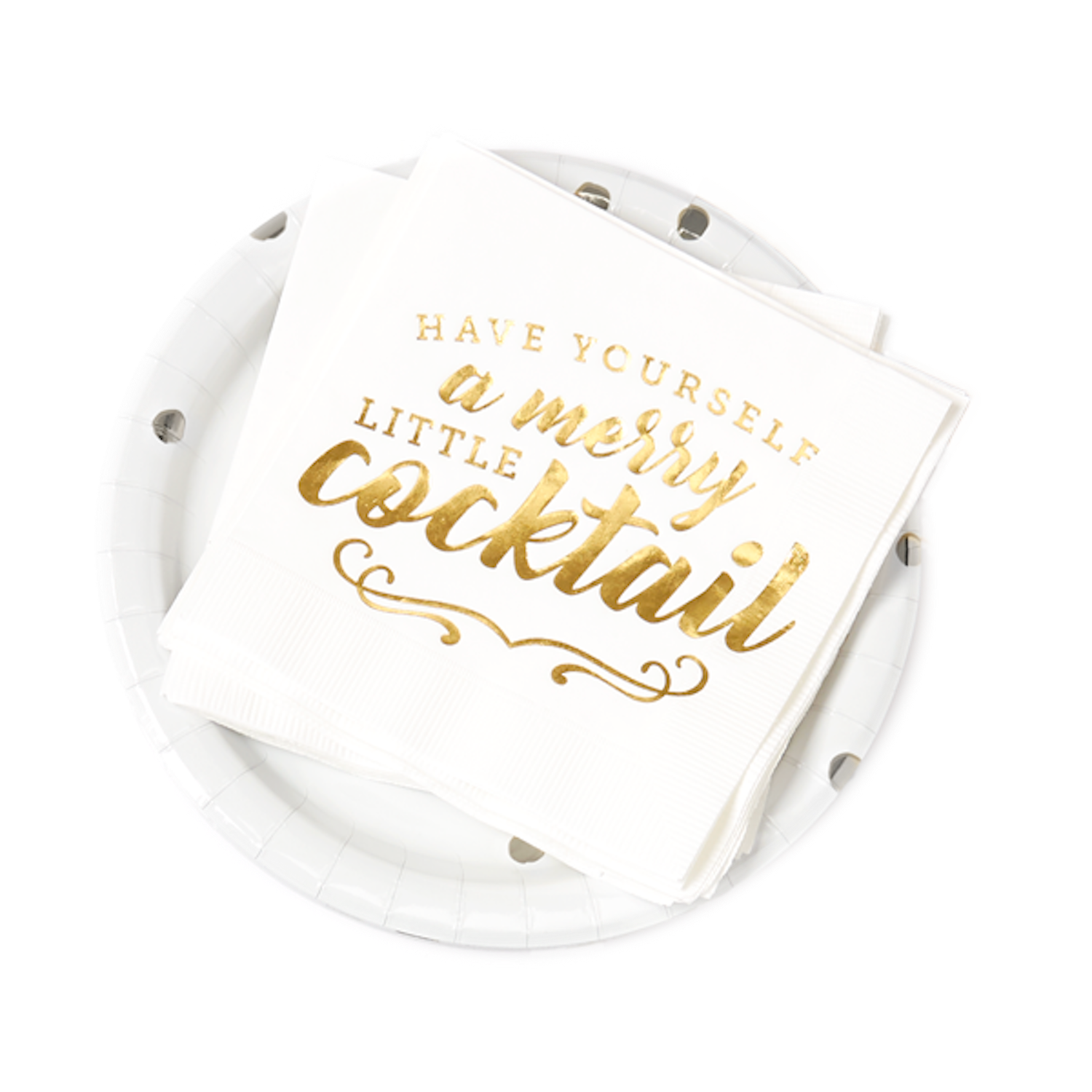 alcoholidays cocktail napkin