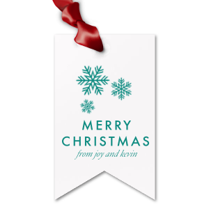 Decorate your gift like never before. This Letterpress Gift Tag with amazing graphics with Snowflakes and Merry Christmas letters will make their day! Get your Gift Tag now! 