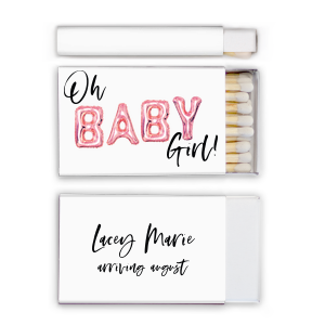 ForYourParty's chic White Classic Custom Photo Matchbox with Matte Black Ink Digital Print Colors and Matte Fuchsia Ink Digital Print Colors will look fabulous with your unique touch. Your guests will agree!