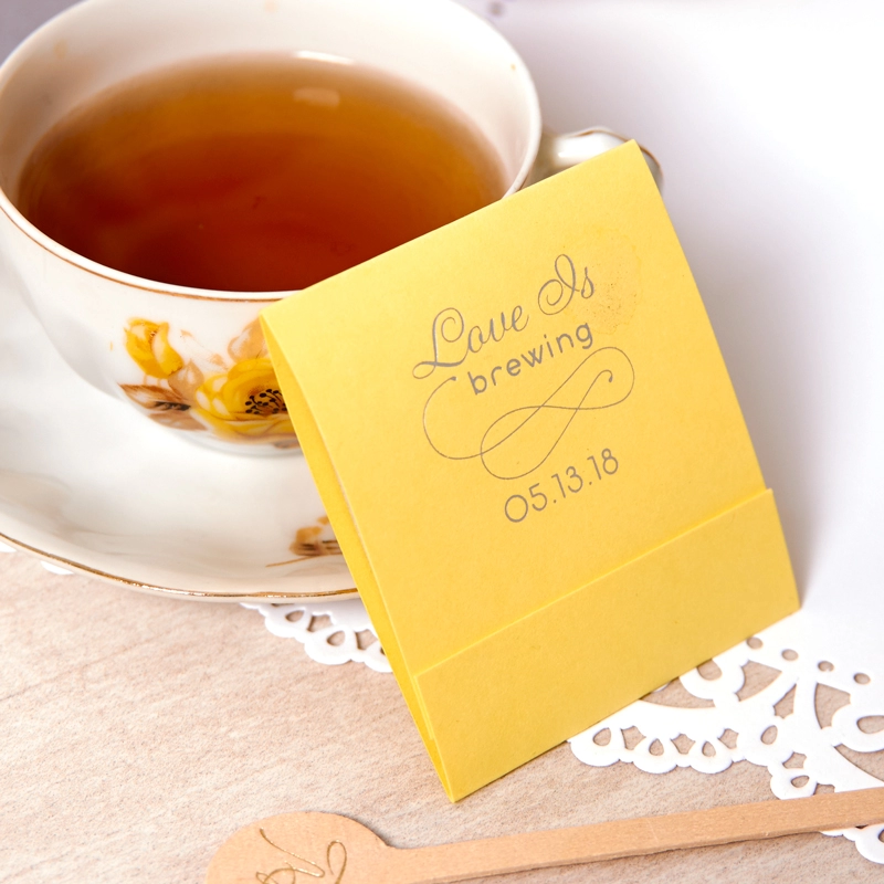 wedding tea favors that you can customize