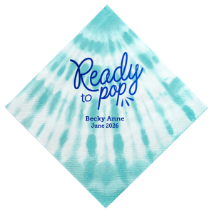 The ever-popular Pearl Gold Shimmer Cocktail Napkin with Shiny Rose Quartz Foil has a Ready to Pop graphic and is good for use in Words, Baby Shower themed parties and can't be beat. Showcase your style in every detail of your party's theme!