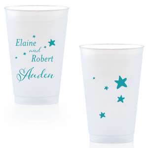 ForYourParty's personalized Matte Teal/Peacock Ink 24 oz Frost Flex Cup with Matte Teal/Peacock Ink Cup Ink Colors will give your party the personalized touch every host desires.