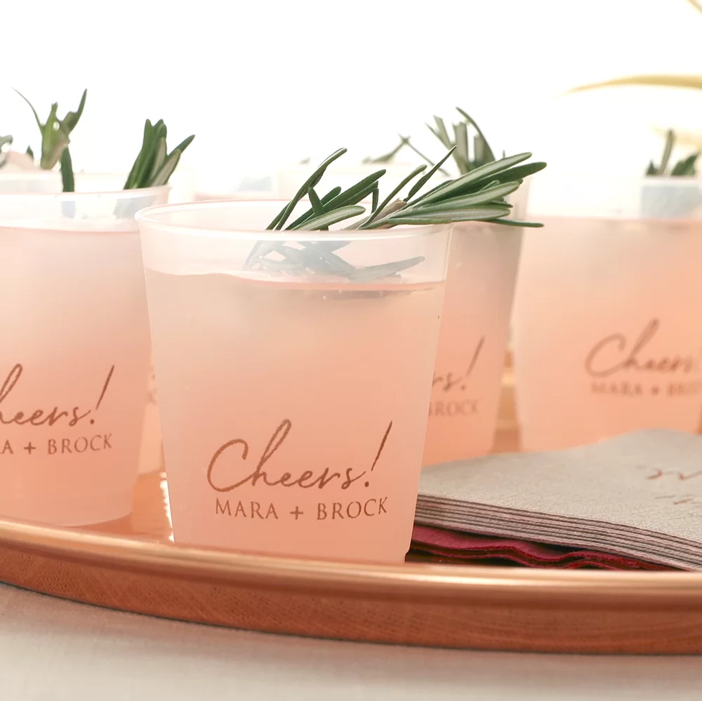 Cheers to the Couple Name Cup 