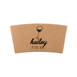 Captivate your guests with the Minimal Bridal Shower Coffee Sleeve. The sleek design imparts a sense of elegance and simplicity. Personalize the text to add names and dates to make this design as unique as you are!