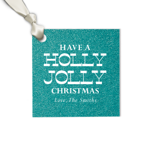 Fill friends and family with the holiday spirit with the Holly Jolly Gift tag. Add the perfect accessory to your gifts this year with customizable text to deliver personal messages to loved ones.