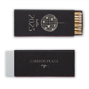 The new year is bright with the Hello New Year 2025 Match! The sleek and chic design is sure spark up a good time at this year's holiday function. Easily customizable to match your taste, perfect for creating a New Year's souvenir! 