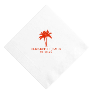 Set the mood just right with the Romantic Beach Vibes Napkin. The simple yet lovely napkin is available in a wide variety of styles and colors, making it easy to best match your next party event. It's perfect for honeymoons, weddings or romantic getaways!