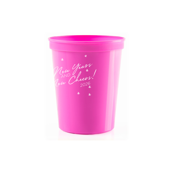ForYourParty's personalized Pink to Purple 16 oz Stadium Mood Cup with Matte White Ink Cup Ink Colors will impress guests like no other. Make this party unforgettable.