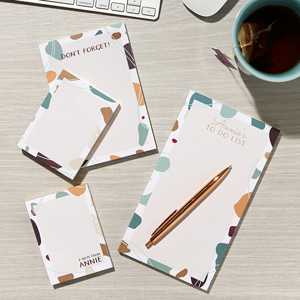 Terrazzo Notepad Gift Set