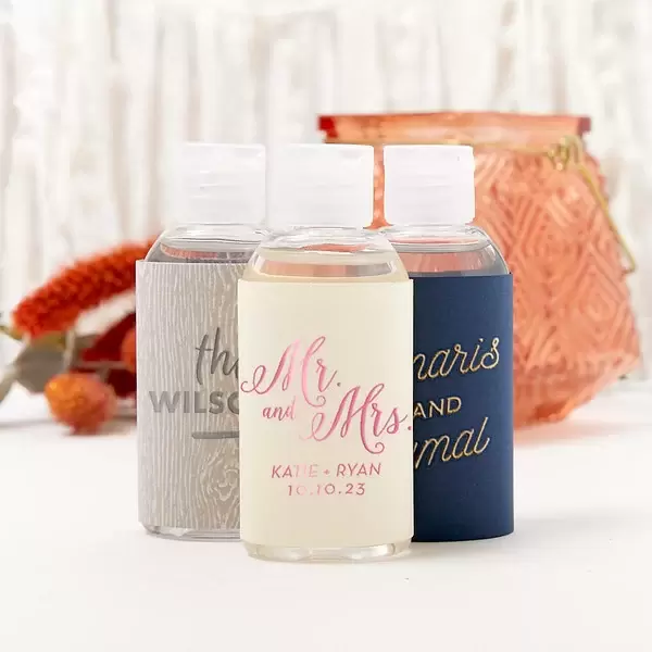 Personalized Hand Sanitizer is a New Wedding Essential and an FYP Wedding Must-Have