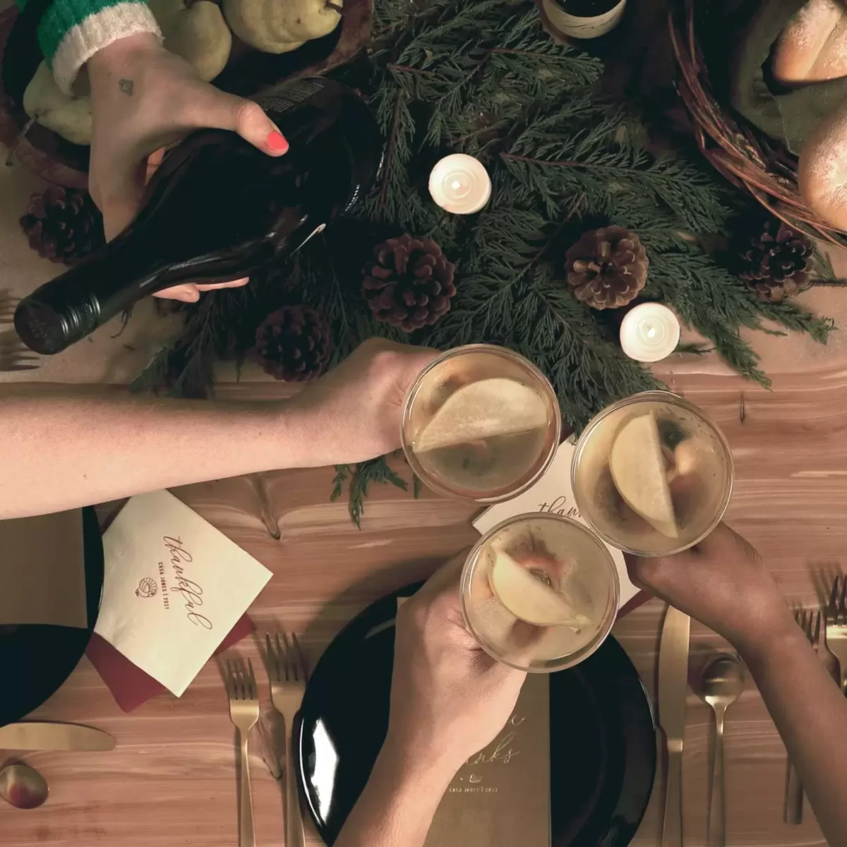 personalized your Friendsgiving feast with custom party supplies from For Your Party