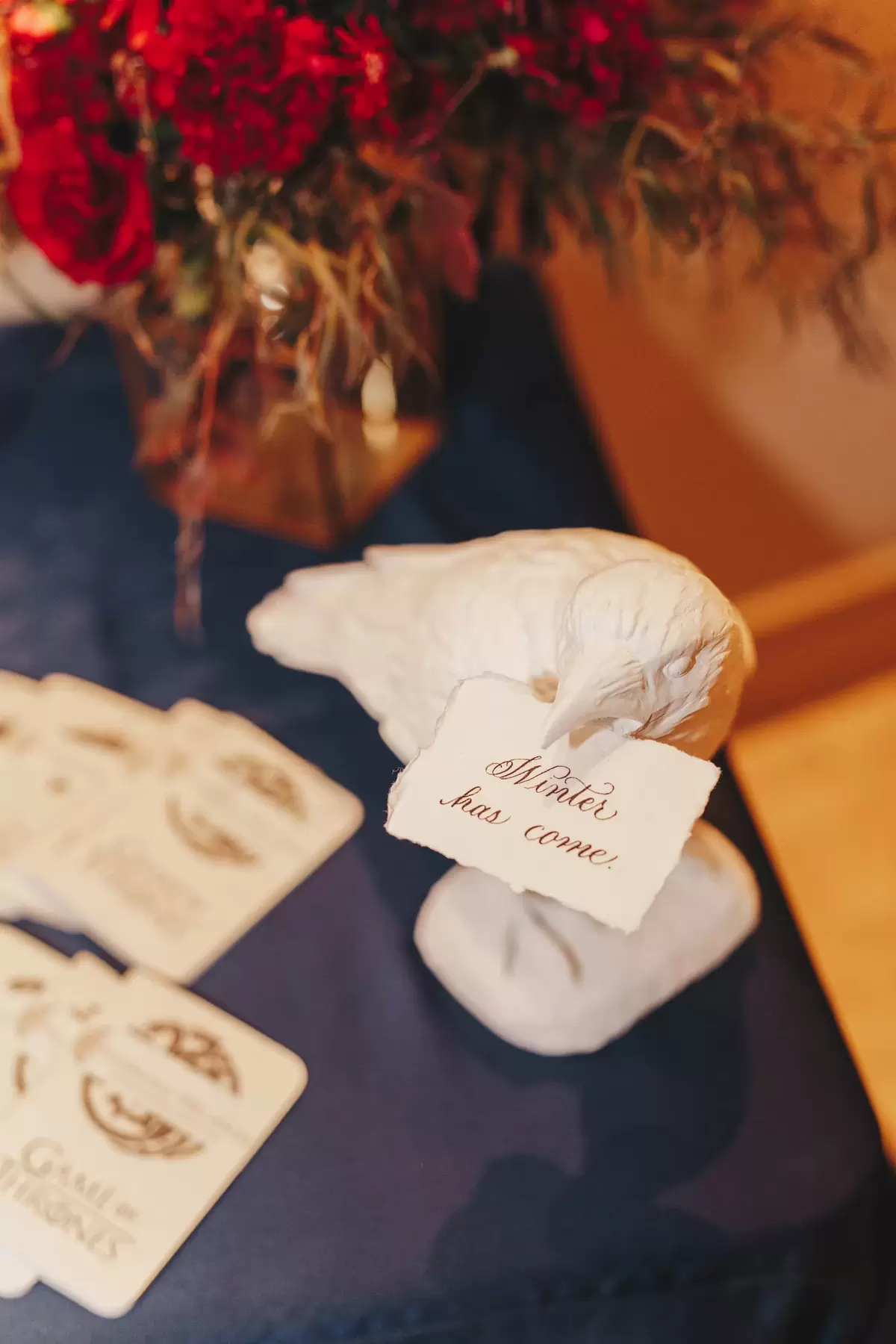 Winter is coming game of thrones party decoration