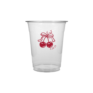 Raise a glass at your next special event with the Cherry Bow Initials Cup! The two cherries are tied together by a bow, reflecting the partnership of you and your sweetheart. Customize the text to make it extra special at your next momentous occasion, be it an engagement, wedding, anniversary or any other celebration of love.