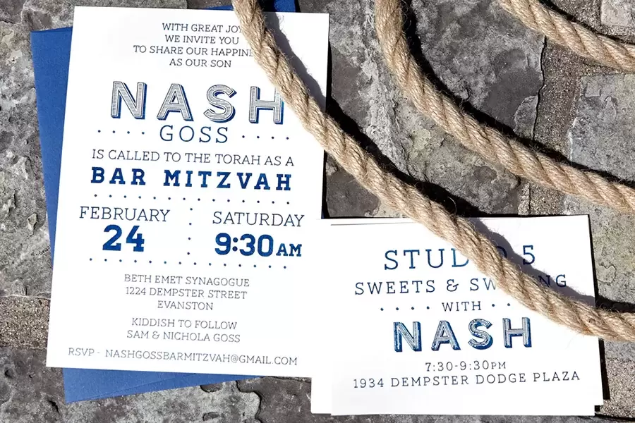 bar and Bat Mitzvah planning checklist