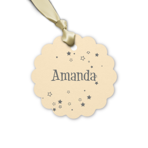 The ever-popular Watercolor Seaglass Butterfly Gift Tag with Shiny Leaf Foil has a Stream of Stars graphic and is good for use in Star, Butterfly, Kid Birthday themed parties and can be personalized to match your party's exact theme and tempo.