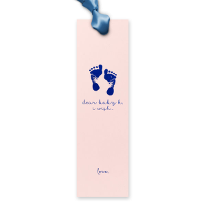 Baby shower hot sale bookmark favors