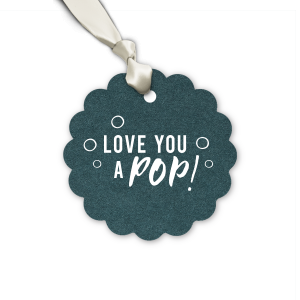 The ever-popular Peacock Scalloped Gift Tag with Matte Ivory Foil will add that special attention to detail that cannot be overlooked.