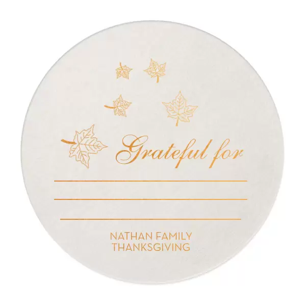 Leaving these on the table at every seat will allow your guests to fill these in! A great conversation about blessings may begin!