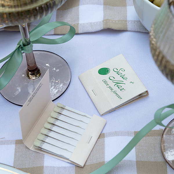  Olive You Forever Matchbook