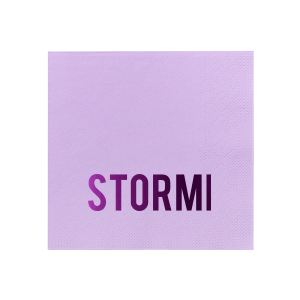 Step into the spotlight with the Bold Block Name Napkin design where your name shines in confident block letters. It's a festive touch to any celebration, turning every table into a shout-out to your special day. Grab this napkin and let's toast to you in style!