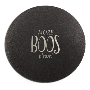 Our custom Black with Silver back Nouveau Coaster with Shiny Sterling Silver Foil will make your guests swoon. Personalize your party's theme today.