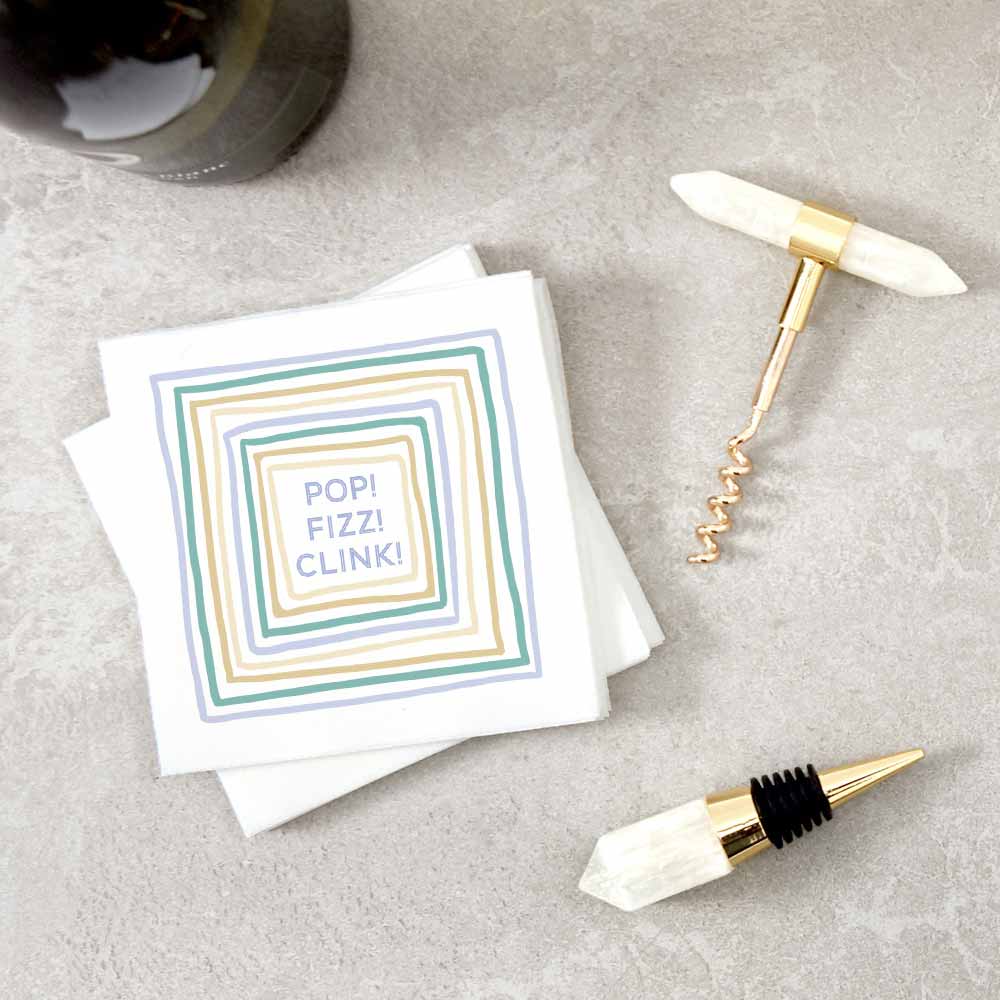 Pop Fizz Clink Party Ready Napkin Pack