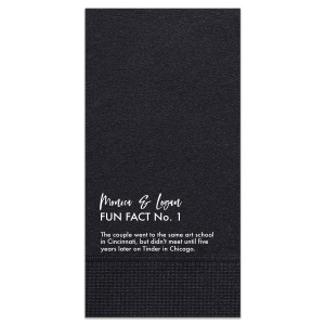 Personalized guest towel online napkins