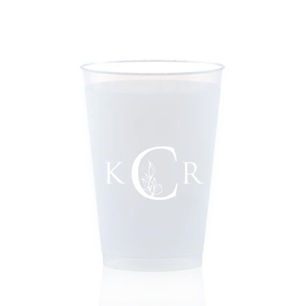 Leafy Monogram Frost Flex Cup