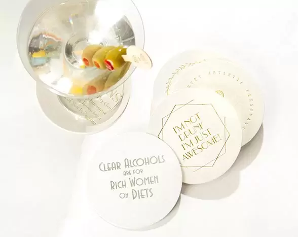 Custom Coasters for home bar