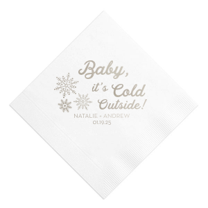 Baby It's Cold Outside Napkin