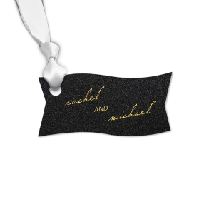 Add a touch of timeless elegance with the Vintage Modern Script Gift Tag. Featuring the couple's names in sophisticated script, these tags transform any gift into a classy memento, perfect for guests or any occasion that calls for a dash of grace.