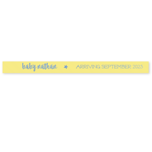 Oh Baby! Quote Satin Baby Shower Ribbon, 7/8-Inch, 10-Yard, Pink