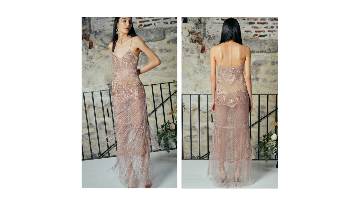 Cucclelli Shaheen Dreamweaver Dress for Your Blush Toned Wedding Dress