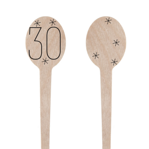Stir up some fun with this birthday stir stick! Personalize with your age adorned with star graphics. 